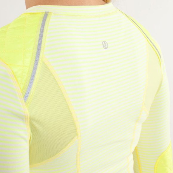 LULULEMON yellow run ice queen long sleeve - Picture 6 of 12